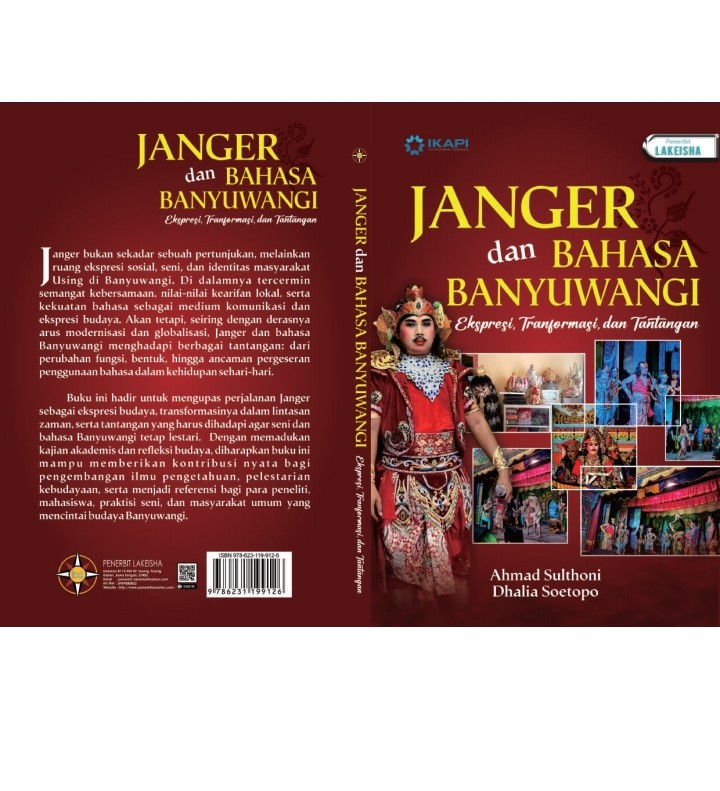 Buku pengaruh Bahasa dalam Seni Pertunjukan Janger Banyuwangi